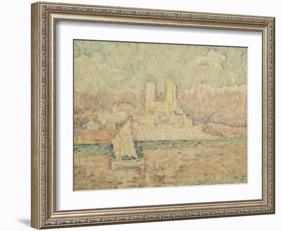 Antibes Morning, 1919-Paul Signac-Framed Giclee Print