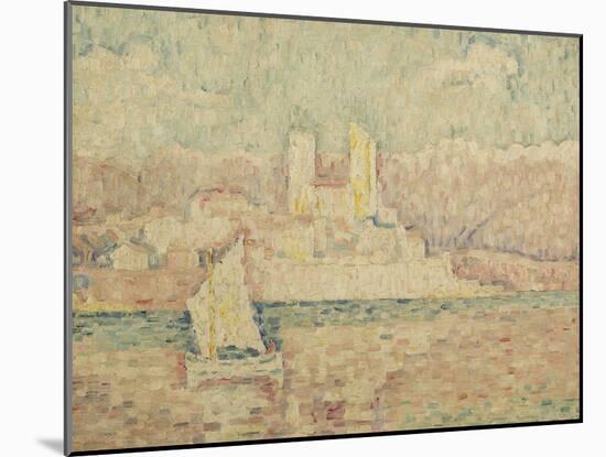 Antibes Morning, 1919-Paul Signac-Mounted Giclee Print