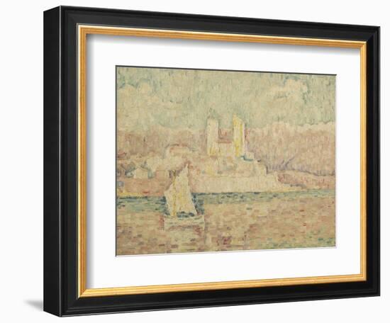 Antibes Morning, 1919-Paul Signac-Framed Giclee Print