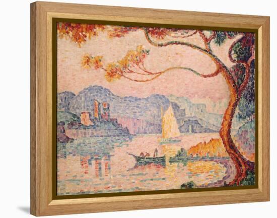 Antibes, Petit Port de Bacon, 1917-Paul Signac-Framed Premier Image Canvas