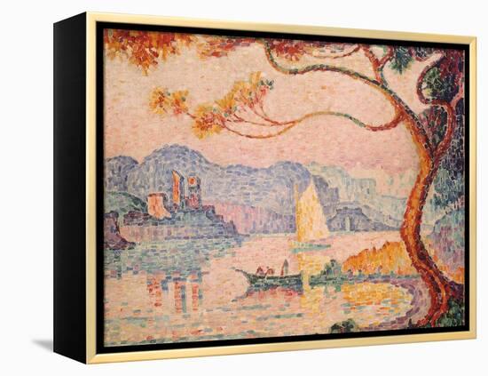 Antibes, Petit Port de Bacon, 1917-Paul Signac-Framed Premier Image Canvas