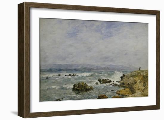 Antibes, Pointe De L'Ilette, 1893-Eugène Boudin-Framed Giclee Print