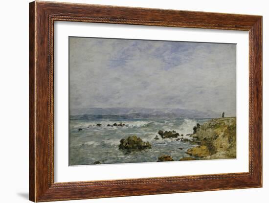 Antibes, Pointe De L'Ilette, 1893-Eugène Boudin-Framed Giclee Print