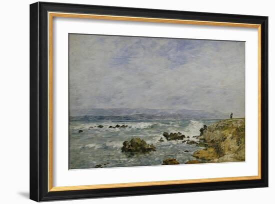 Antibes, Pointe De L'Ilette, 1893-Eugène Boudin-Framed Giclee Print