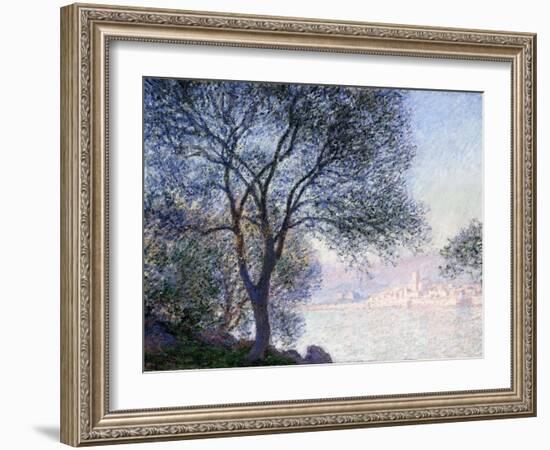 Antibes Seen from the Salis, 1888-Claude Monet-Framed Giclee Print