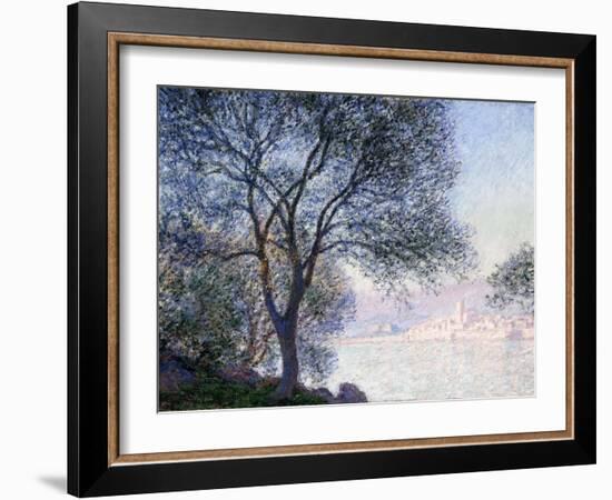 Antibes Seen from the Salis, 1888-Claude Monet-Framed Giclee Print