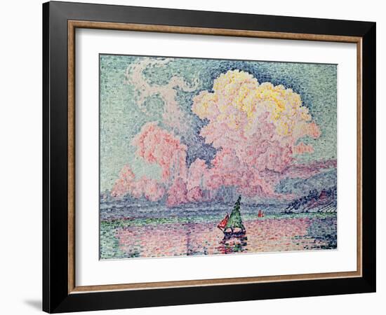 Antibes, the Pink Cloud, 1916-Paul Signac-Framed Giclee Print