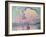 Antibes, the Pink Cloud, 1916-Paul Signac-Framed Giclee Print