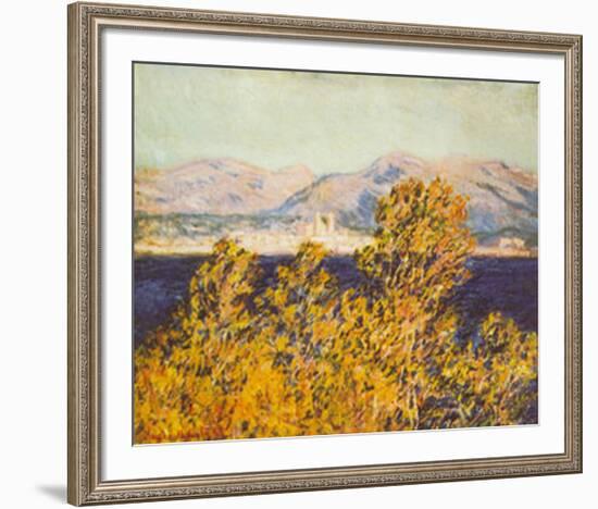 Antibes, View of the Cap, Mistral Wind, c.1888-Claude Monet-Framed Art Print