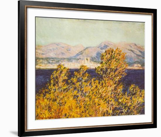 Antibes, View of the Cap, Mistral Wind, c.1888-Claude Monet-Framed Art Print