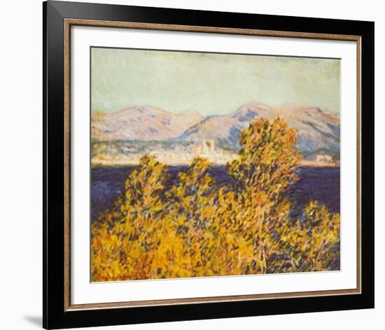 Antibes, View of the Cap, Mistral Wind, c.1888-Claude Monet-Framed Art Print