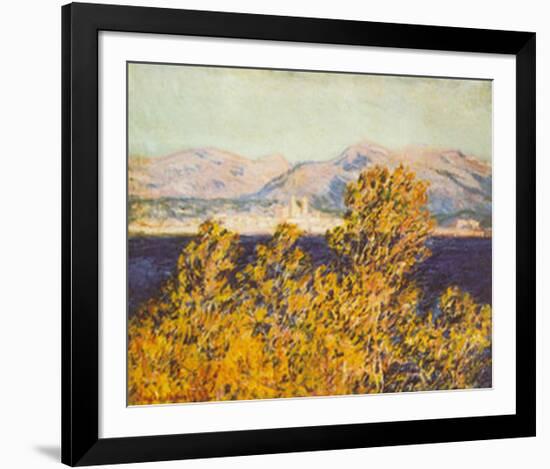 Antibes, View of the Cap, Mistral Wind, c.1888-Claude Monet-Framed Art Print