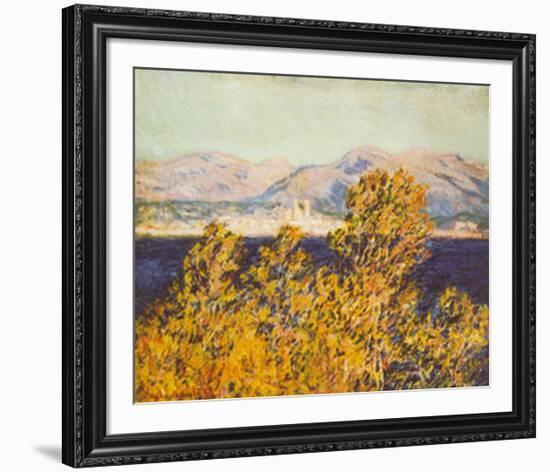 Antibes, View of the Cap, Mistral Wind, c.1888-Claude Monet-Framed Art Print