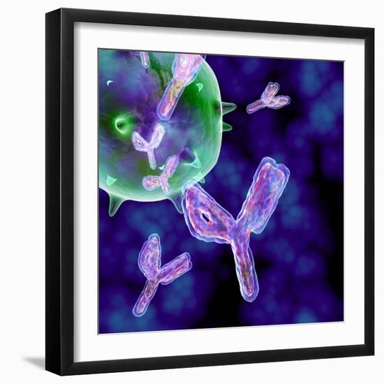 Antibodies, Artwork-PASIEKA-Framed Premium Photographic Print