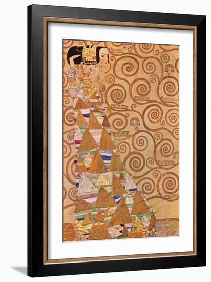 Anticipation-Gustav Klimt-Framed Art Print