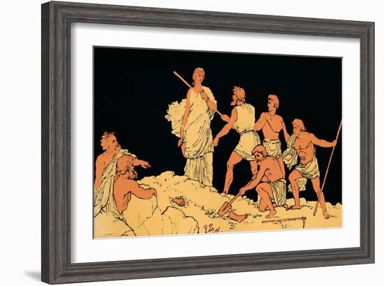 'Antigone and the Body of Polynices', 1880-Lachmann-Framed Giclee Print