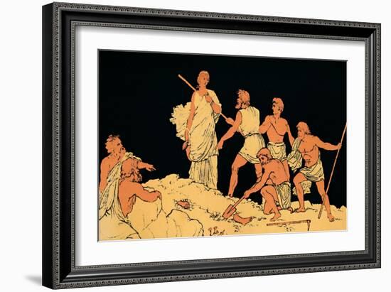 'Antigone and the Body of Polynices', 1880-Lachmann-Framed Giclee Print