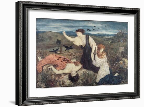 Antigone from 'Antigone' by Sophocles-Marie Spartali Stillman-Framed Giclee Print