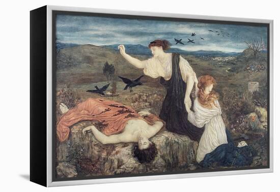 Antigone from 'Antigone' by Sophocles-Marie Spartali Stillman-Framed Premier Image Canvas