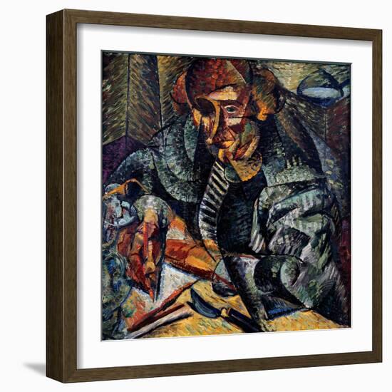 Antigrazioso (Antigracefu), 1912 (Oil on Canvas)-Umberto Boccioni-Framed Giclee Print