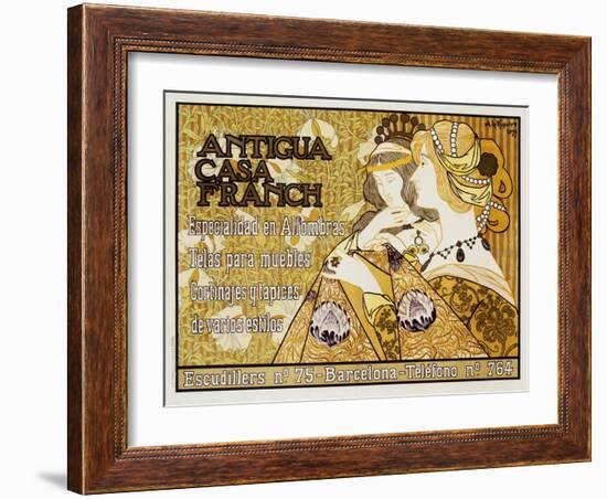 Antigua Casa Franch Poster-Alejandro De Riquer-Framed Giclee Print