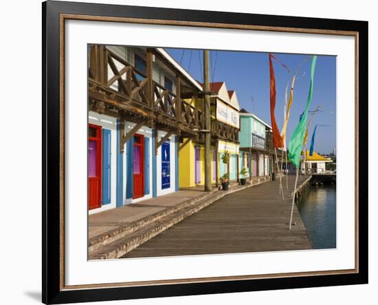 Antigua, Heritage Quay Shopping District in St, John's, Caribbean-Gavin Hellier-Framed Photographic Print