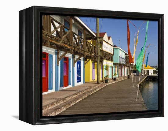 Antigua, Heritage Quay Shopping District in St, John's, Caribbean-Gavin Hellier-Framed Premier Image Canvas