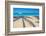 Antigua, Jolly Bay Beach, Palm Trees Casting Shadows-Alan Copson-Framed Photographic Print