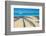 Antigua, Jolly Bay Beach, Palm Trees Casting Shadows-Alan Copson-Framed Photographic Print