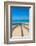 Antigua, Jolly Bay Beach, Palm Trees Casting Shadows-Alan Copson-Framed Photographic Print