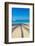 Antigua, Jolly Bay Beach, Palm Trees Casting Shadows-Alan Copson-Framed Photographic Print