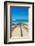 Antigua, Jolly Bay Beach, Palm Trees Casting Shadows-Alan Copson-Framed Photographic Print