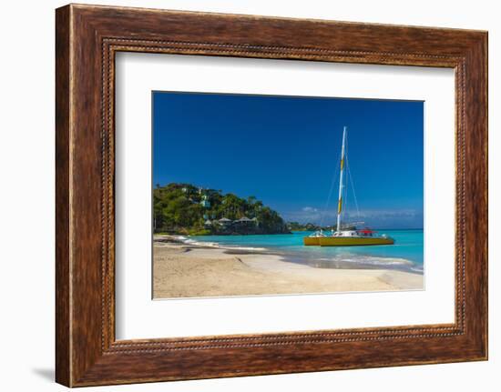 Antigua, Jolly Bay Beach-Alan Copson-Framed Photographic Print