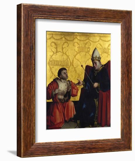 Antipater in Front of Julius Caesar, C. 1435-Konrad Witz-Framed Giclee Print