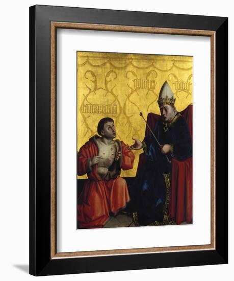 Antipater in Front of Julius Caesar, C. 1435-Konrad Witz-Framed Giclee Print