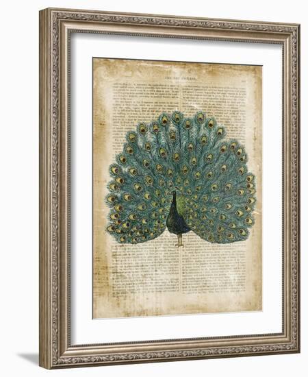 Antiquarian Birds V-null-Framed Art Print