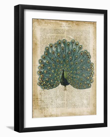 Antiquarian Birds V-null-Framed Art Print