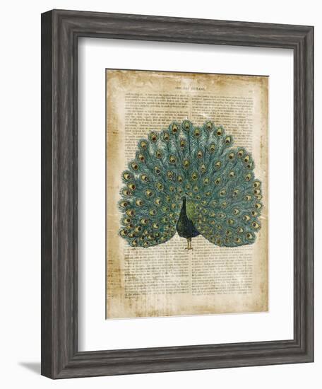 Antiquarian Birds V-null-Framed Art Print