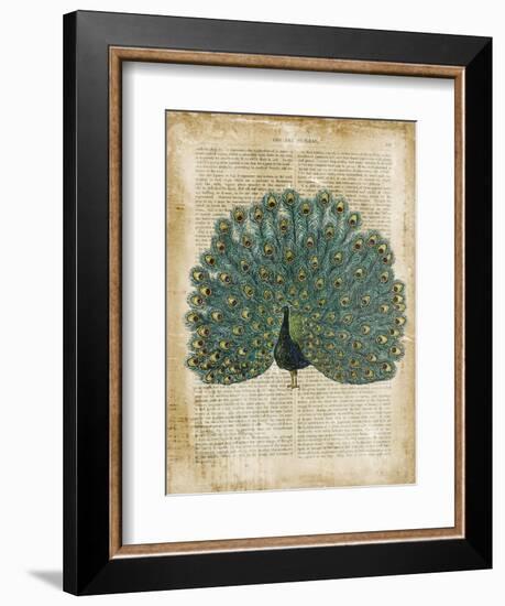 Antiquarian Birds V-null-Framed Art Print