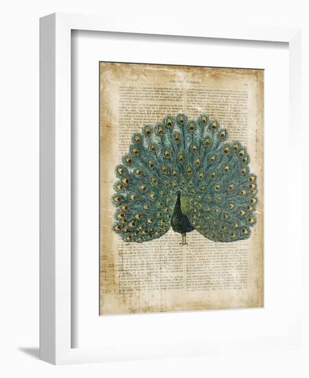 Antiquarian Birds V-null-Framed Art Print