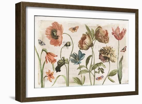 Antiquarian Blooms I-Katie Pertiet-Framed Art Print