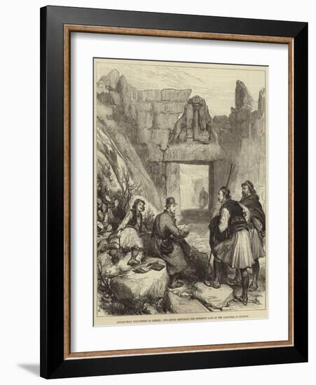 Antiquarian Discoveries in Greece-null-Framed Giclee Print