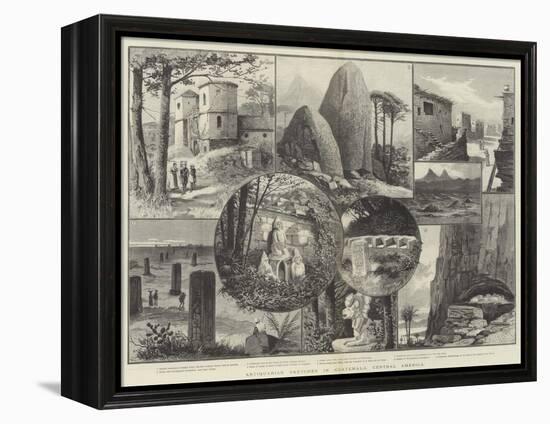 Antiquarian Sketches in Guatemala, Central America-Paul Frenzeny-Framed Premier Image Canvas