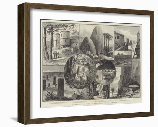 Antiquarian Sketches in Guatemala, Central America-Paul Frenzeny-Framed Giclee Print