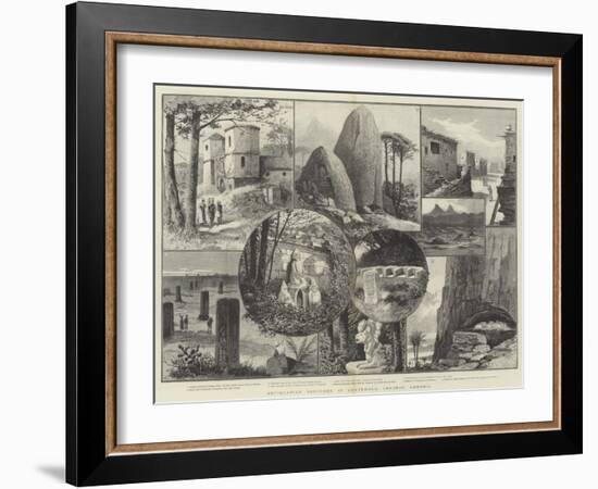 Antiquarian Sketches in Guatemala, Central America-Paul Frenzeny-Framed Giclee Print