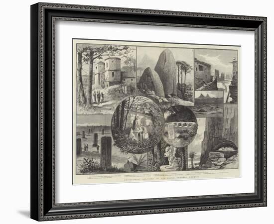 Antiquarian Sketches in Guatemala, Central America-Paul Frenzeny-Framed Giclee Print