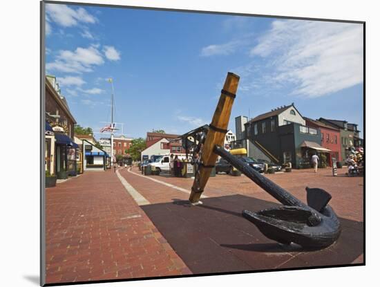 Antique Anchor at Bowen's Wharf, Established in 1760-Robert Francis-Mounted Photographic Print