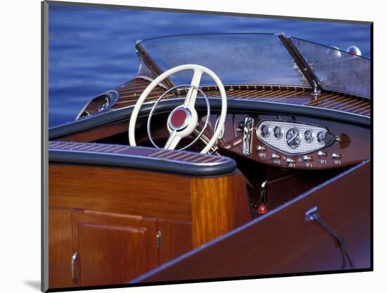 Antique and Classic Boat Society Show on Lake Washington, Seattle, Washington, USA-William Sutton-Mounted Photographic Print