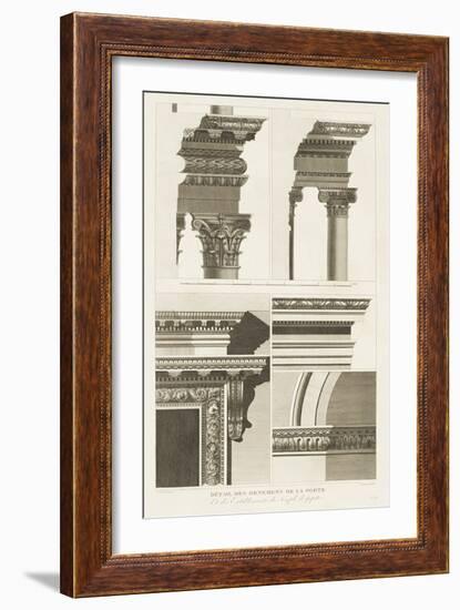 Antique Architectural Details I-Unknown-Framed Art Print