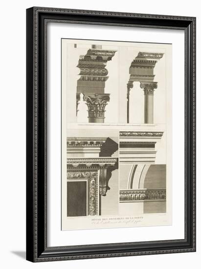 Antique Architectural Details I-Unknown-Framed Art Print